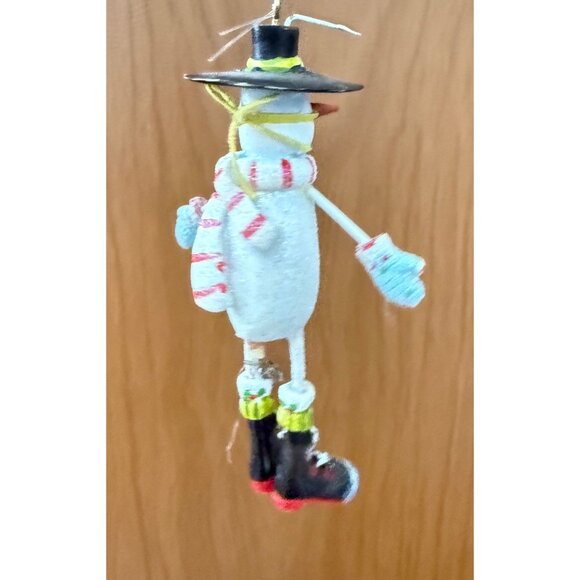 Dept 56 KRINKLES by Patience Brewster Figure Winter Snowman Christmas Ornament - Picture 2 of 4